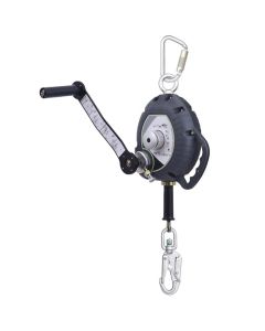 Wire Rope Fall Arrest Block with Integrated Recovery System