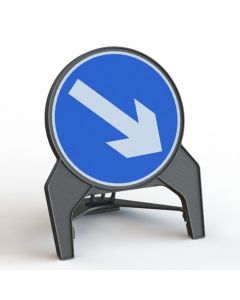 Keep Right Traffic Sign