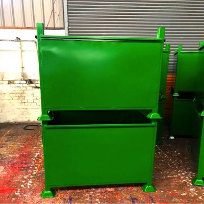 Industrial Steel Storage Bin