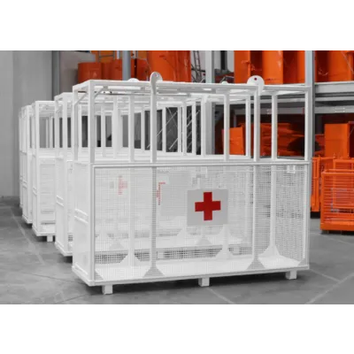 Crane Accident Rescue Cage