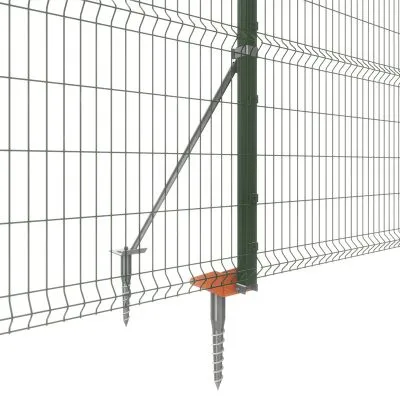 V Mesh Fence Feet Locking System V Mesh Fence Feet Locking System
