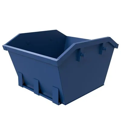 2 Yard Builders Skip - Open Chain Lift