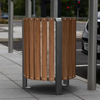 Open Top Hardwood Bin