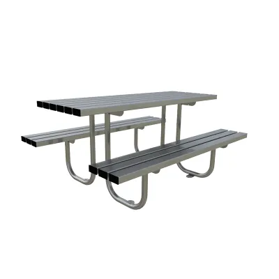 Modern Picnic Table - Slatted