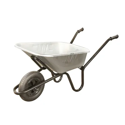 Walsall Wheelbarrow -  Pneumatic Steel - 120 Litre - British Made