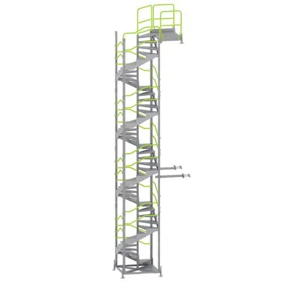Temporary Spiral Staircase
